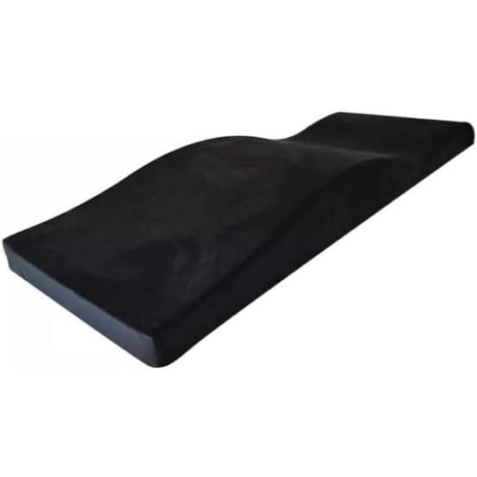 Lash Bed Topper – 70" x 23" – Curvy Ergonomic Massage Foam Cushion with Removable Cover – Salon Lash Extension Bed Topper