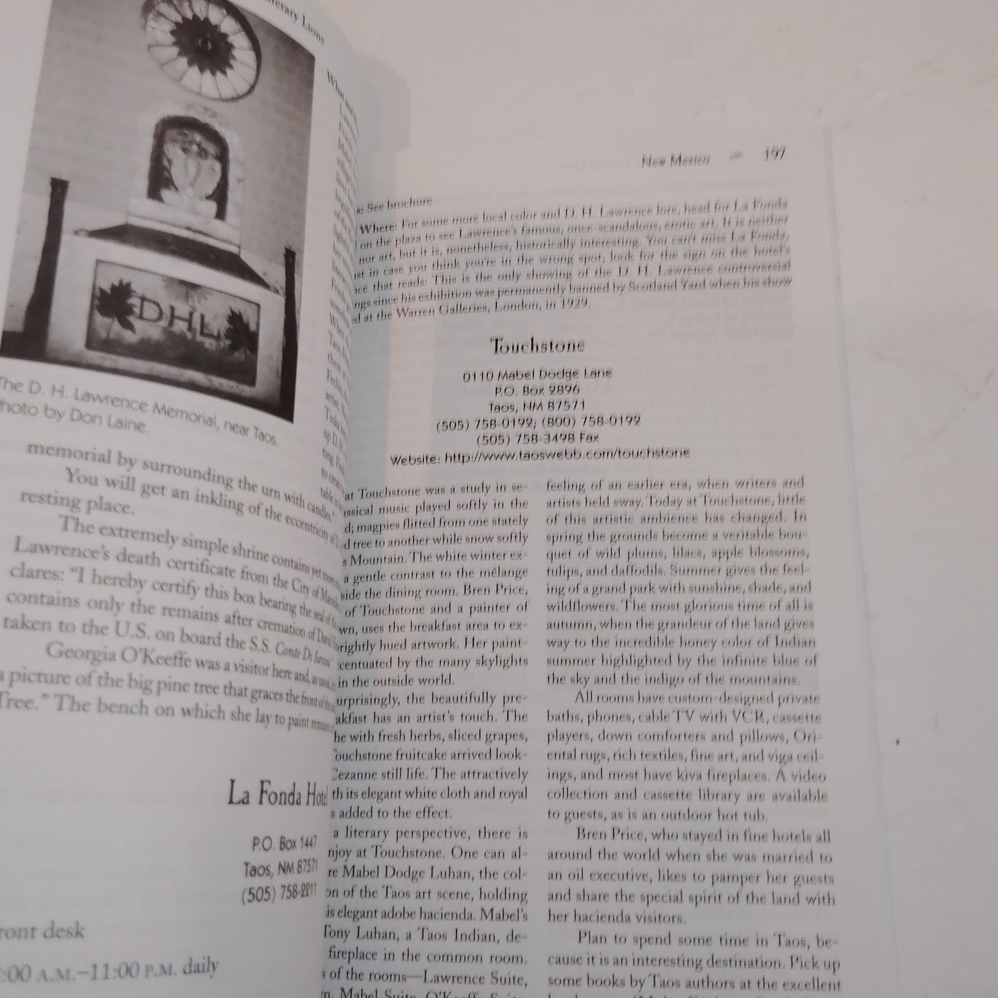 Sleeping With Literary Lions 1997 Paperback LN Booklover’s B&B Guide Travel Inns