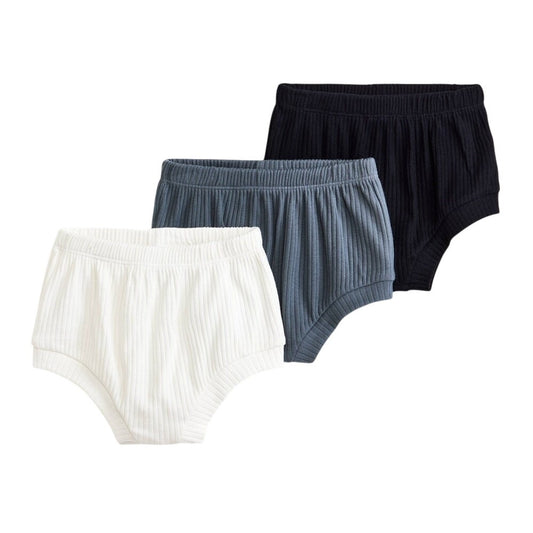 Cloud Island Baby 3pk Wide Rib Basic Bloomers – Green – 12 Months