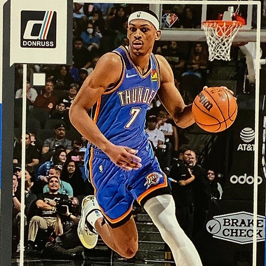 Darius Bazley - Oklahoma City Thunder, Card #104, 2022-23 NBA Panini-Donruss