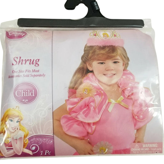 Disney Princess Pink Aurora Dress Up Shrug – Child One Size Fits Most