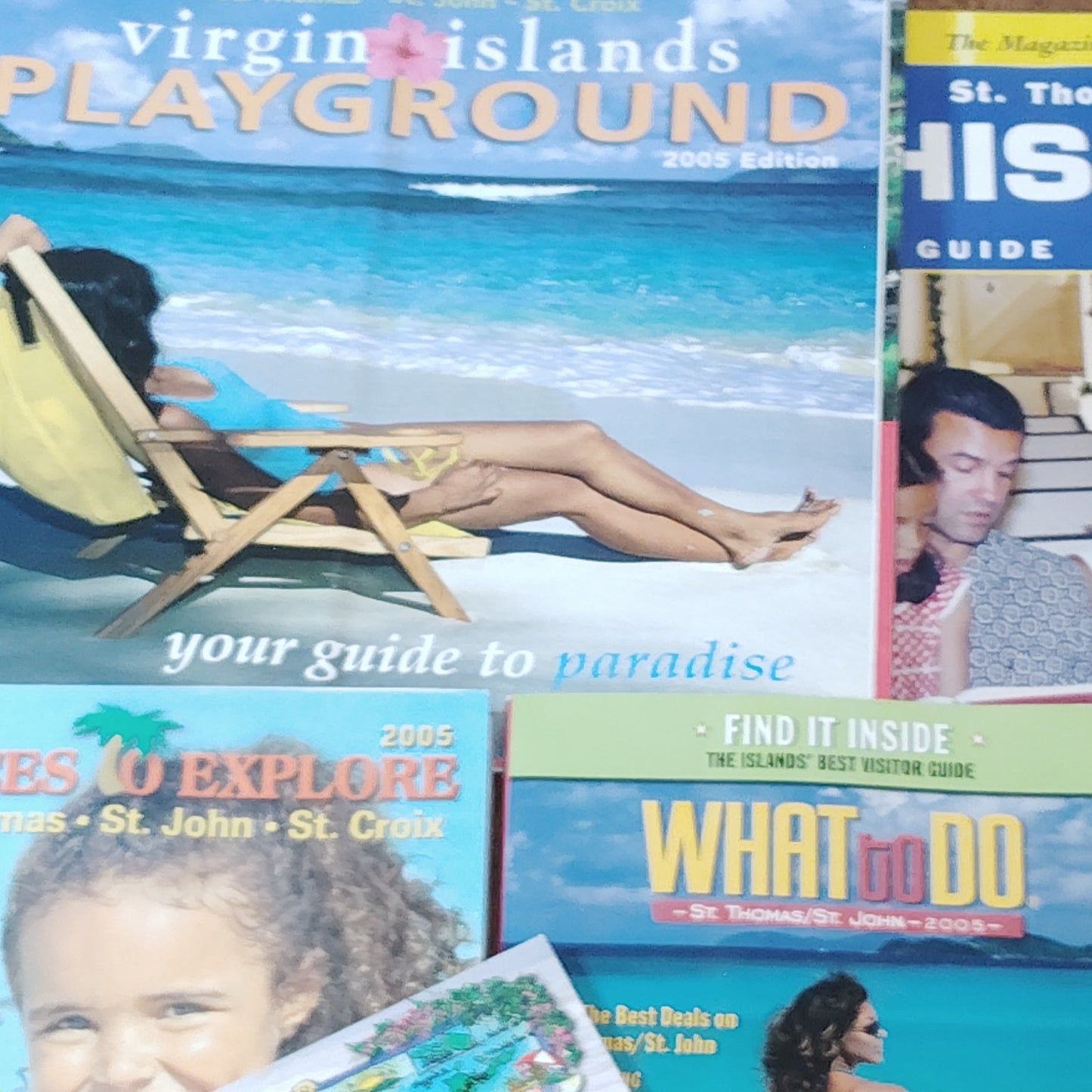 2005 US Virgin Islands Travel Guides & Ephemera - St Thomas, St John, St Croix
