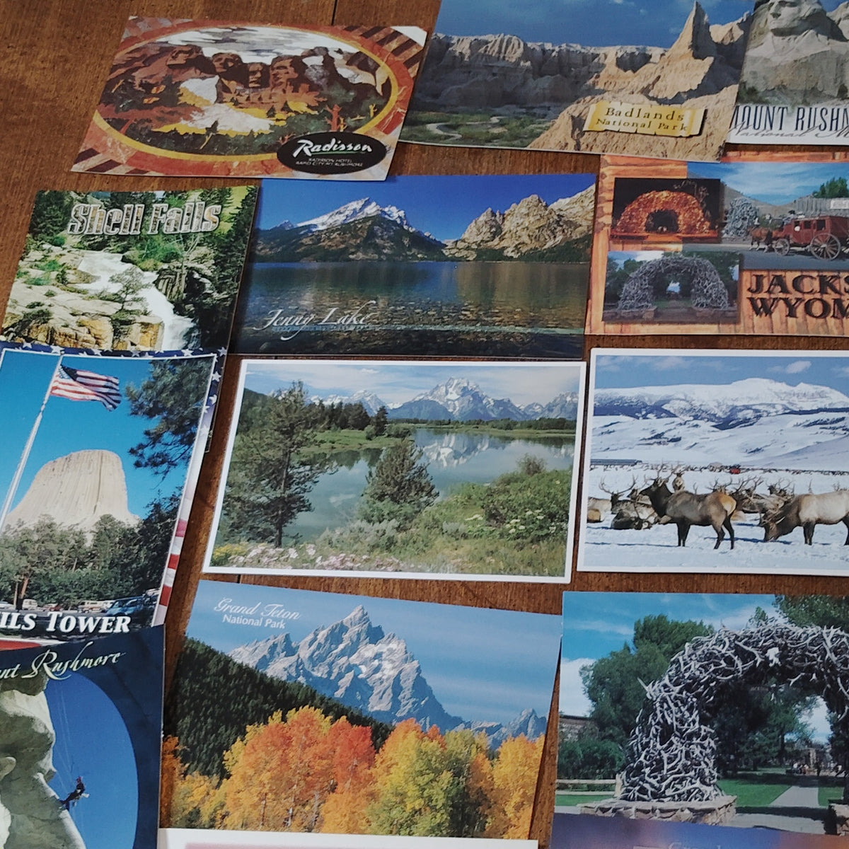 Vintage Utah & Wyoming Postcards Lot - 54 Postcards Ephemera Estate Collection