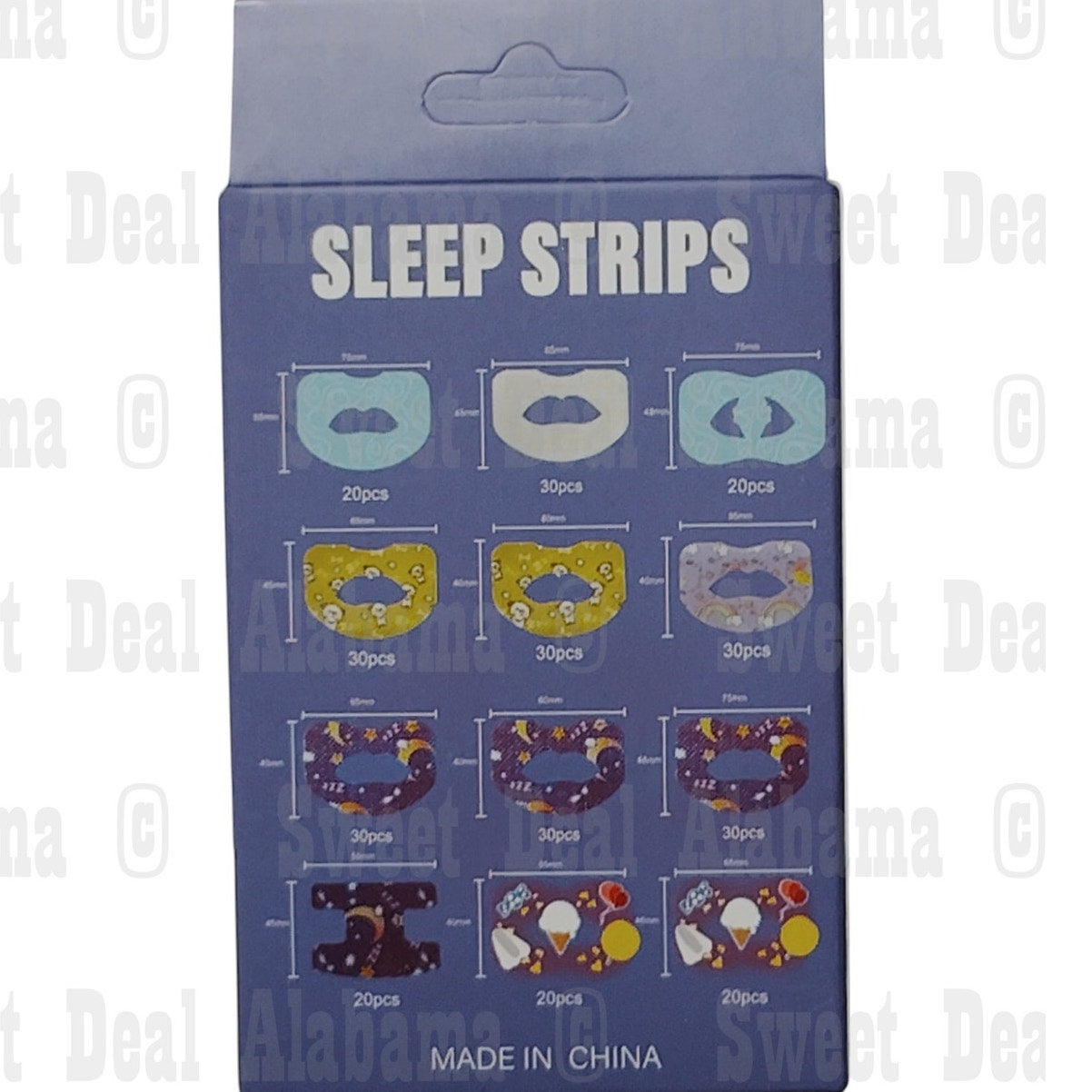 Sleeping Patch - Anti-Snoring, Oral Breathing Aid - 4+, Non-Woven Fabric, 30 Pcs