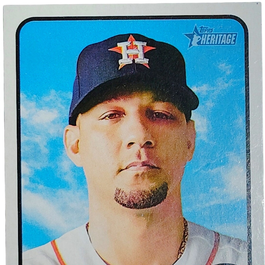 2022 Topps Heritage Yuli Gurriel 145 Houston Astros 1B Baseball Card VG/EX