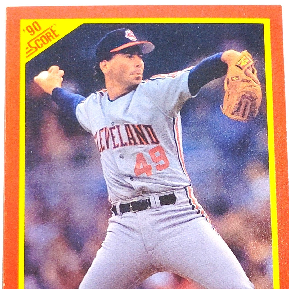 1990 Score Tom Candiotti #269 Cleveland Indians Pitcher MLB Baseball EX