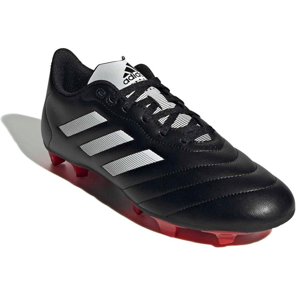 adidas Goletto VIII Firm Ground Soccer Cleats Black White Red Men’s 8.5