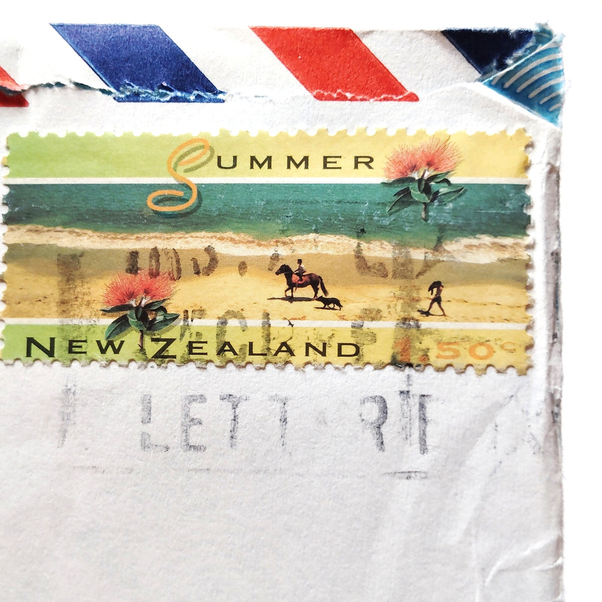 1994 New Zealand 50c Summer Stamp Airmail Cover to USA - Postal History