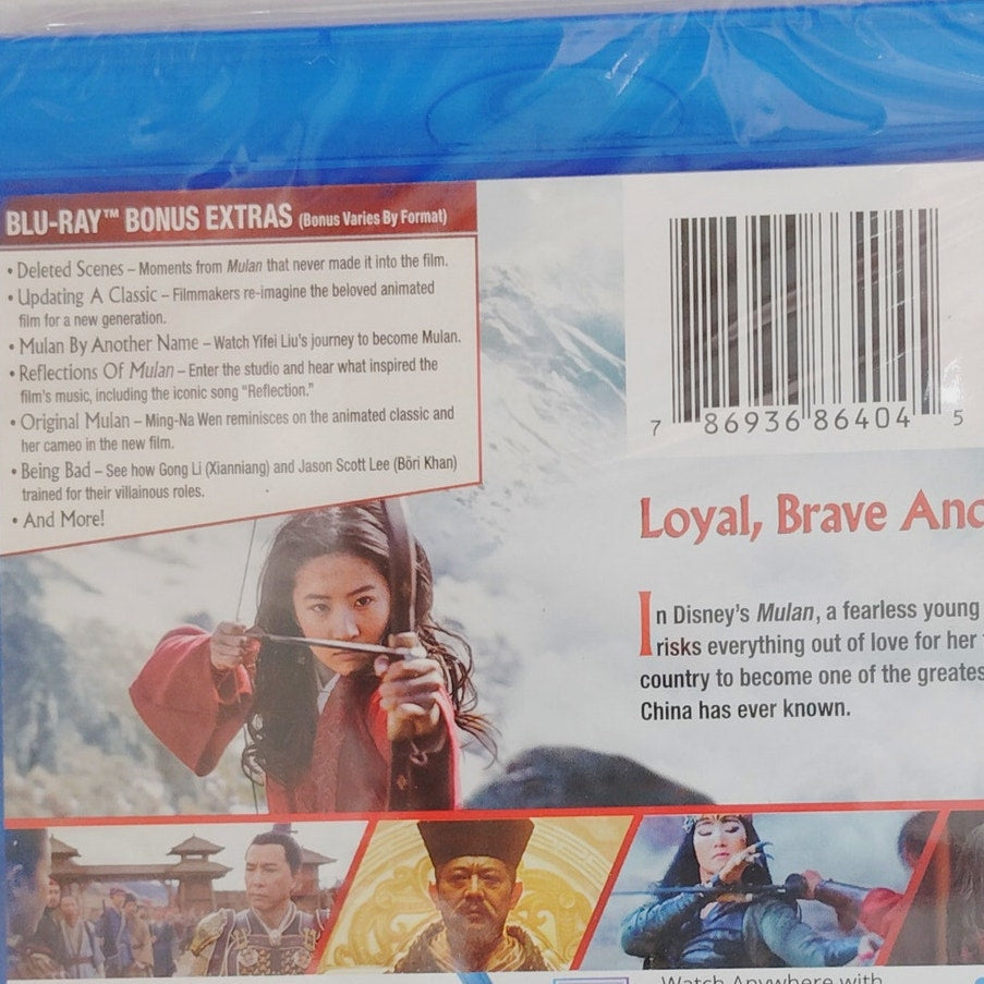 Disney Mulan Blu-Ray + DVD, Multi-Screen Edition Live Action