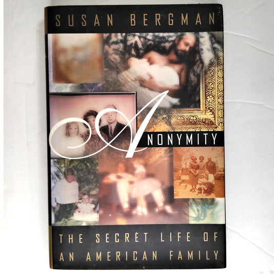 Anonymity by Author  Literary Fiction Suspense Novel Hardcover Like New