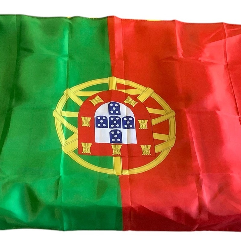 Country Flag, Portugal, 3 Ft. x 5 Ft. 100D Poly Flag / Banner, Brass Grommets