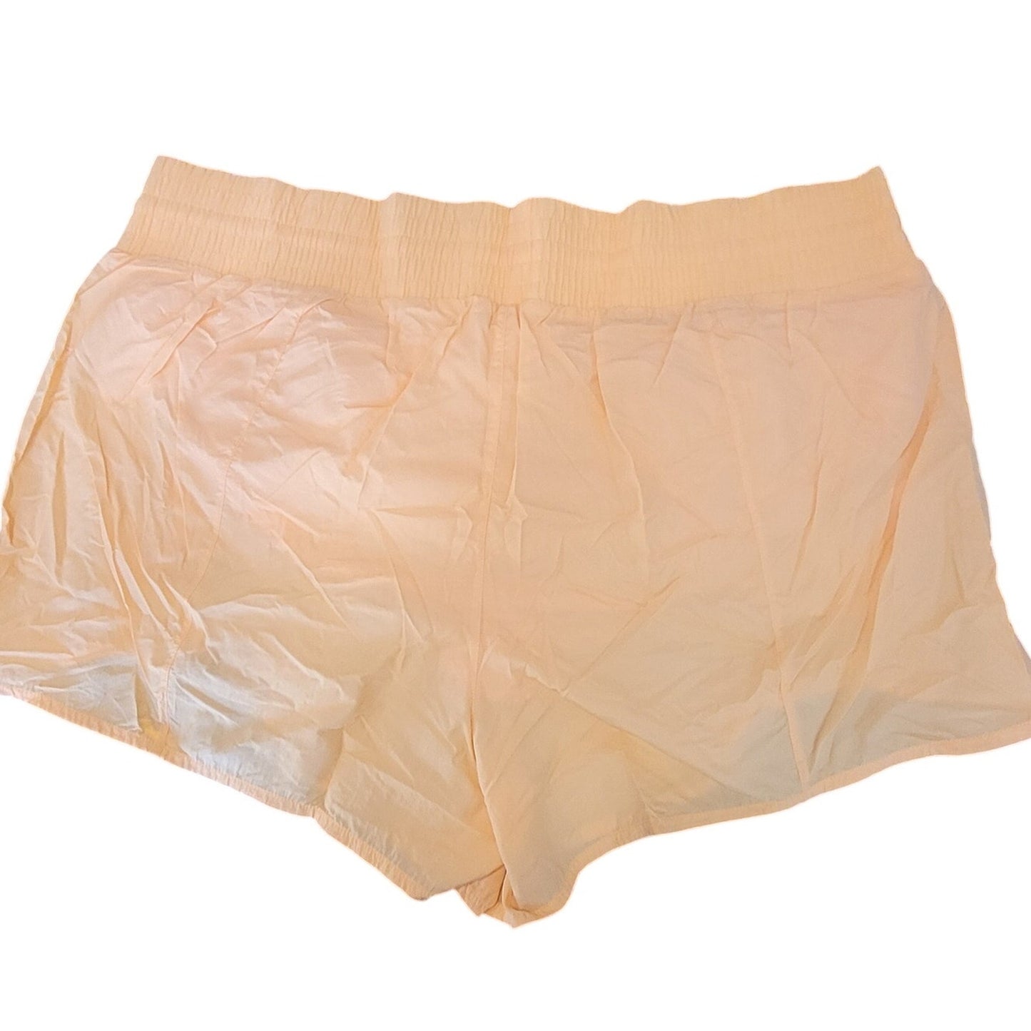 Women’s High‑Rise Crinkle Shorts – All in Motion – Light Orange – Medium