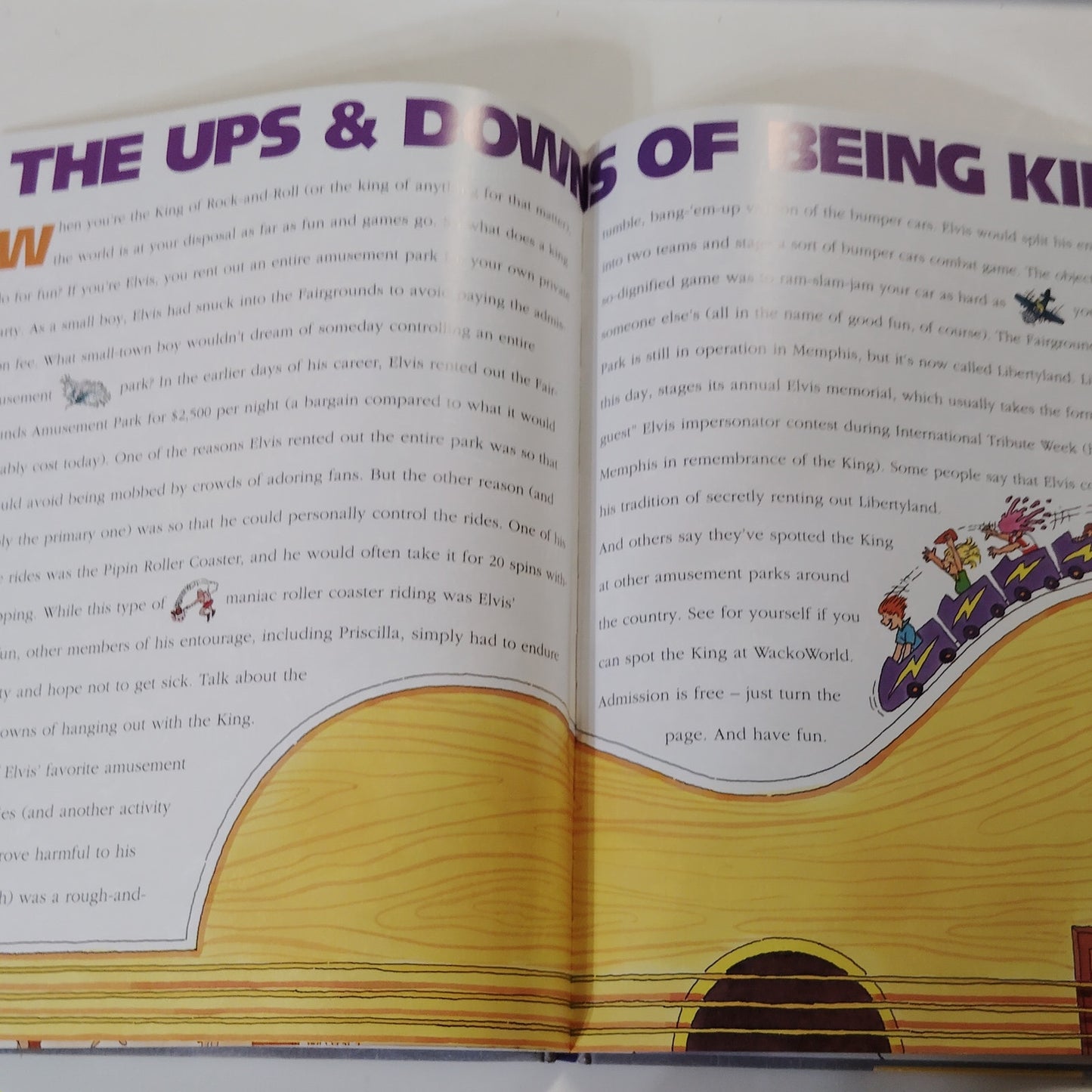 In Search of Elvis 1992 Hardcover Seek‑And‑Find Adventure 12.75" x 10" x 1"