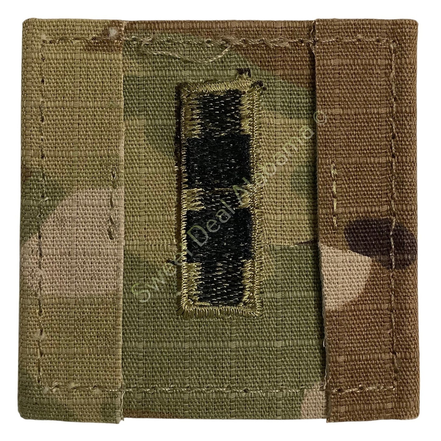 U.S. Army Chief Warrant Officer 2, OCP Rank Sew-On Insignia, Multi-Camo, 2" x 2"