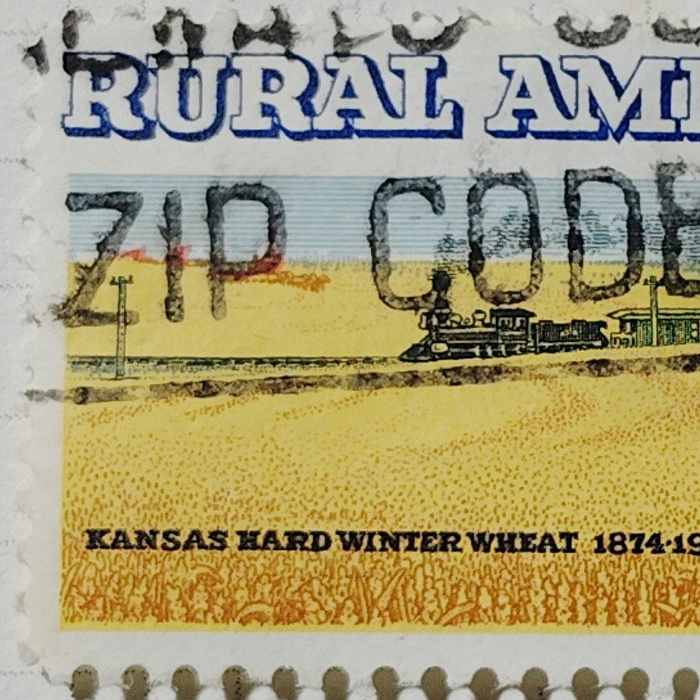 1974 10¢ Kansas Hard Winter Wheat Centennial – Rural America Series – Used