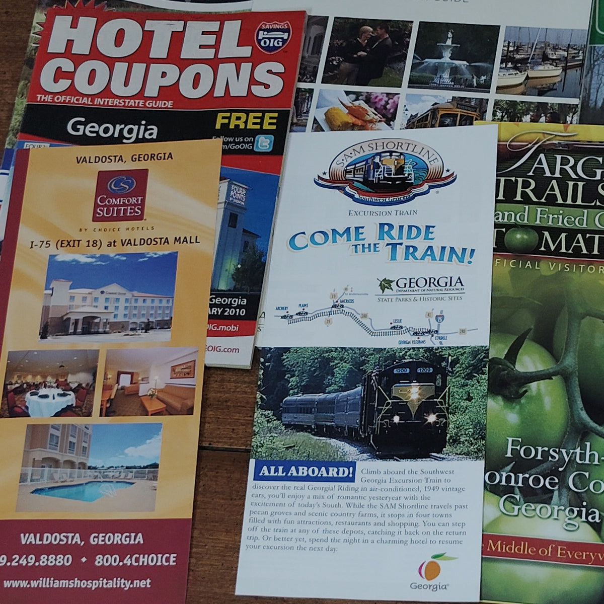 2009 St. Marys Georgia Travel Ephemera Lot - Vintage Pamphlets & Brochures