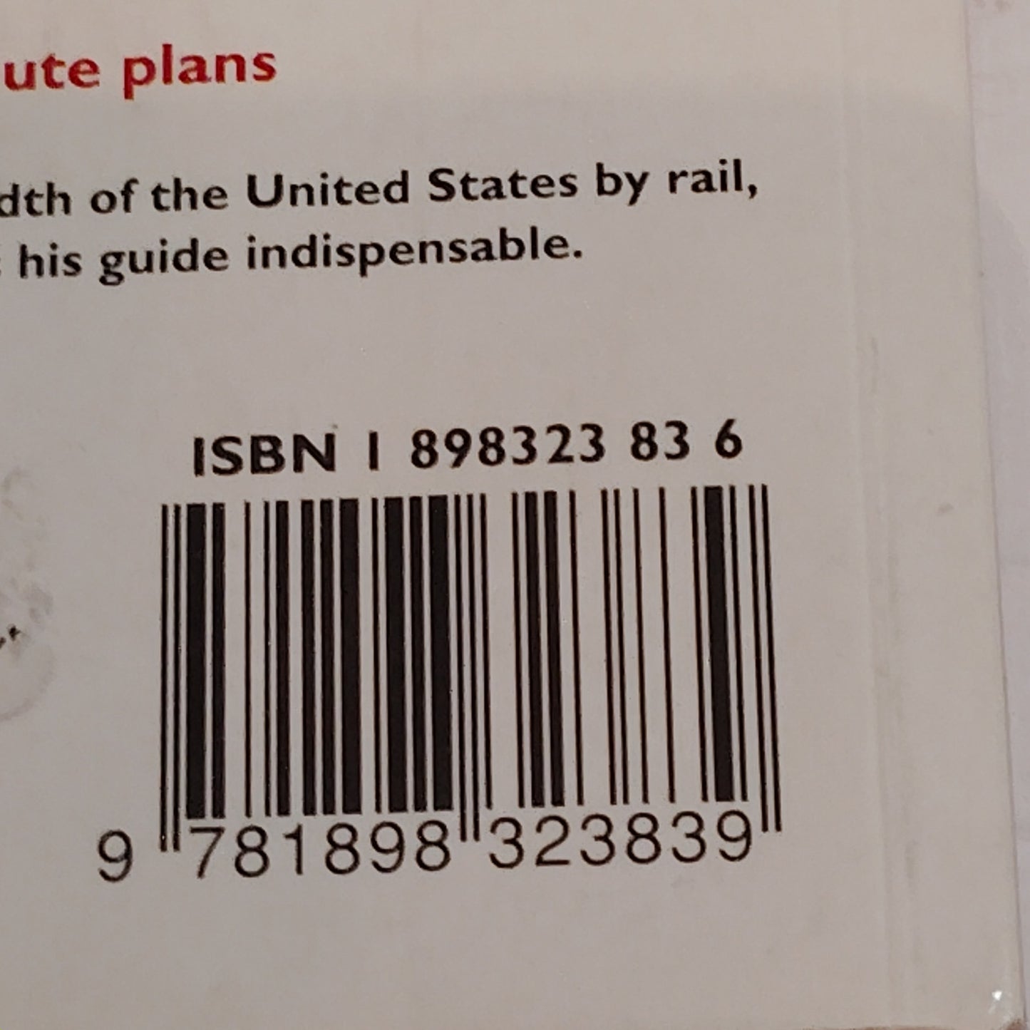 USA by Rail 1999 Travel Guide Paperback Very Good Condition