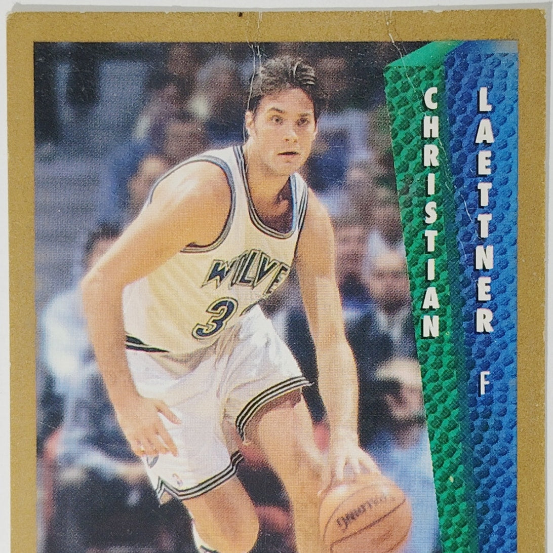 1992-93 Fleer Christian Laettner #379 HOF Minnesota Timberwolves Rookie Card