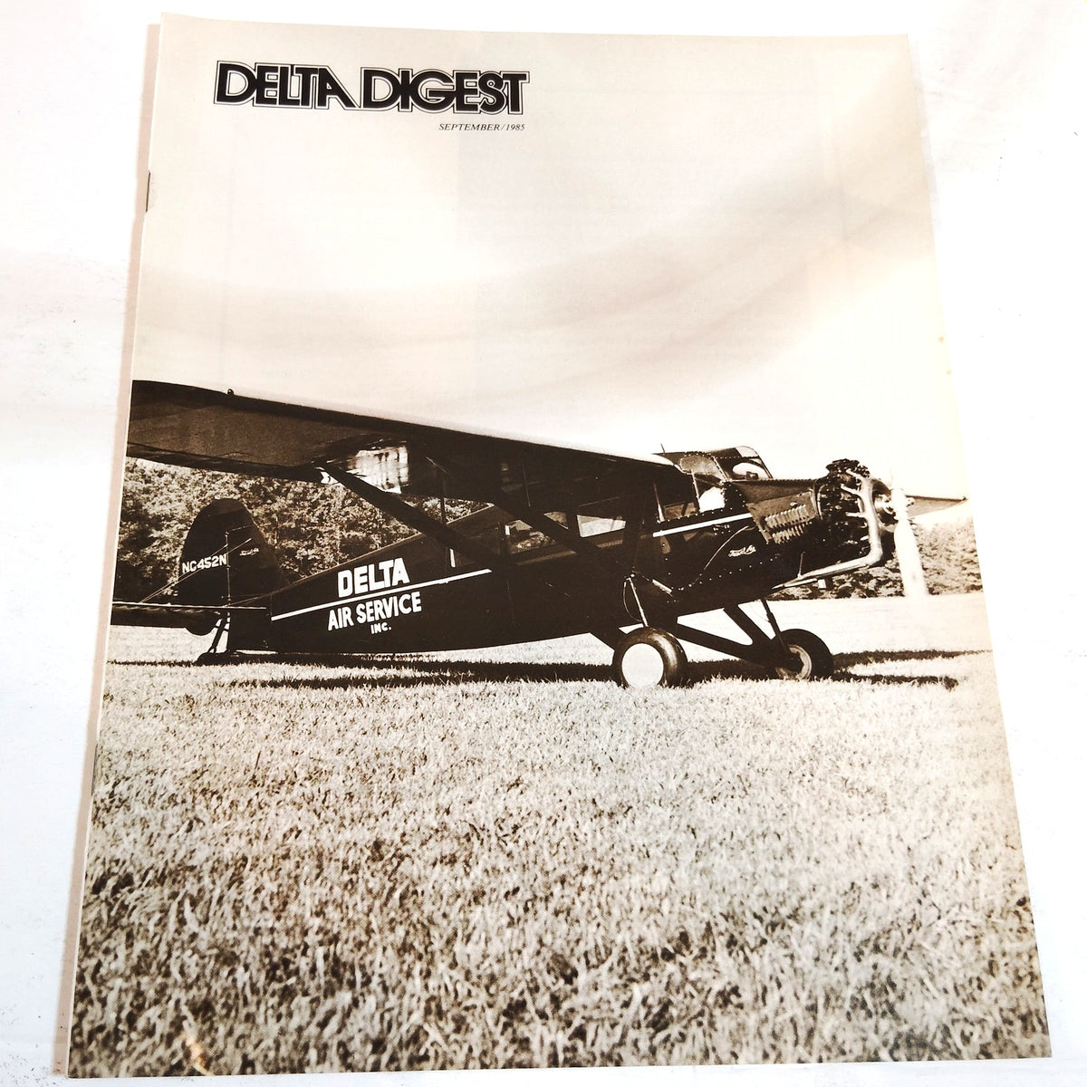 Delta Digest September 1985 Vintage In-Flight Magazine - Airline Memorabilia