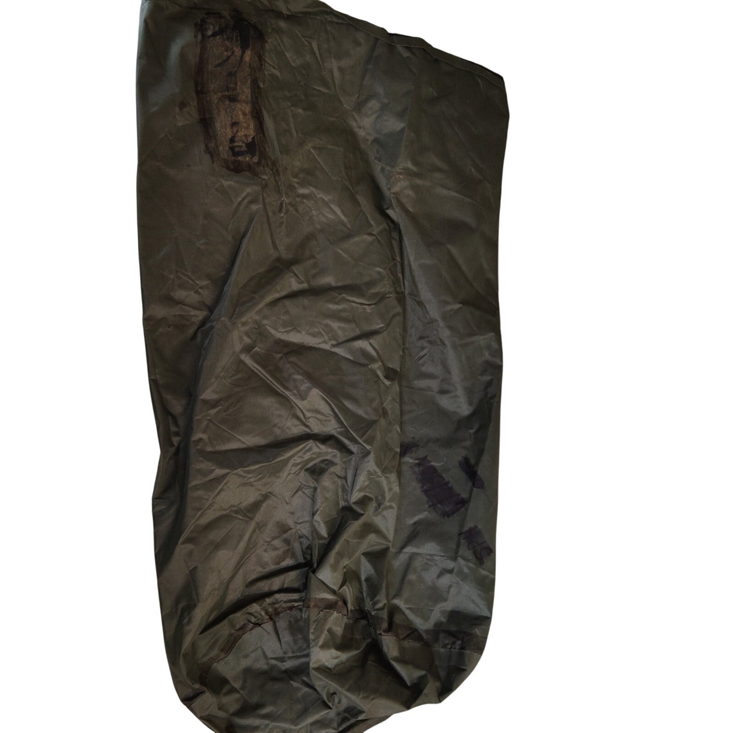 2005 Military Waterproof Clothing Bag, Green, Harris Mfg. Co., EUC, 18" x 24"