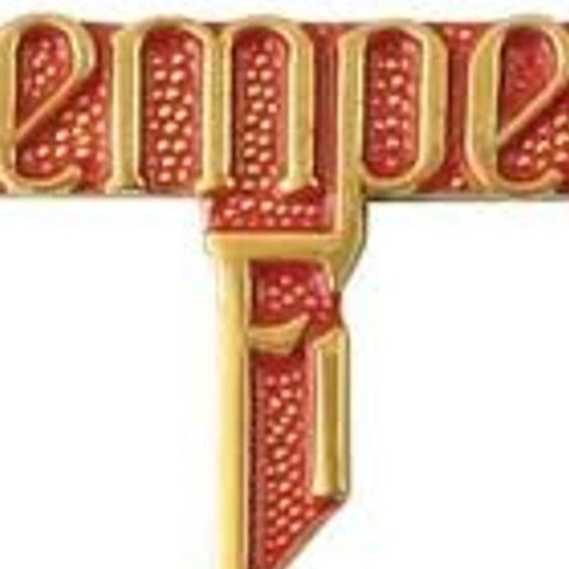 USMC “Semper Fi” Hat/Lapel/Brooch Pin, 1‑1/4" × 1", Butterfly Clutch back Pin