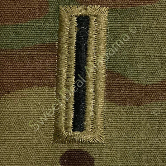 U.S. Army Emb. W5 Chief Warrant Officer 5 OCP Slip-On Rank Insignia, 2" x 1.75"