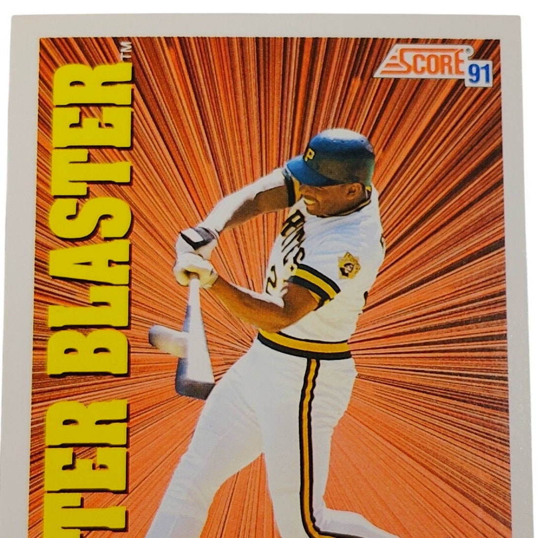1991 Score Bobby Bonilla #402 Pittsburgh Pirates Master Blaster Power Hitter NM