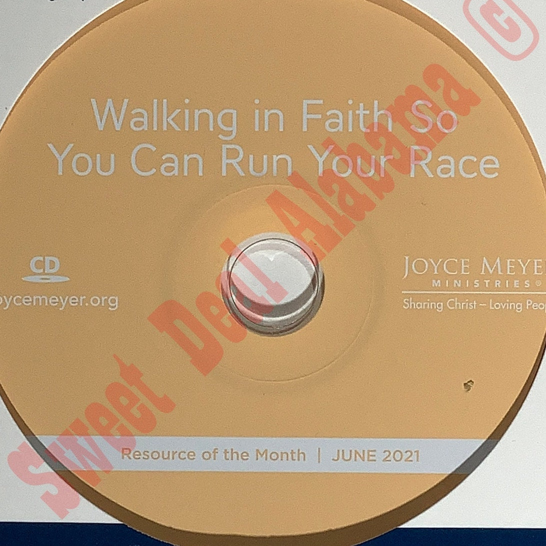 Walking in Faith So You Can Run Your Race, Joyce Meyer, June 2021, Religious CD