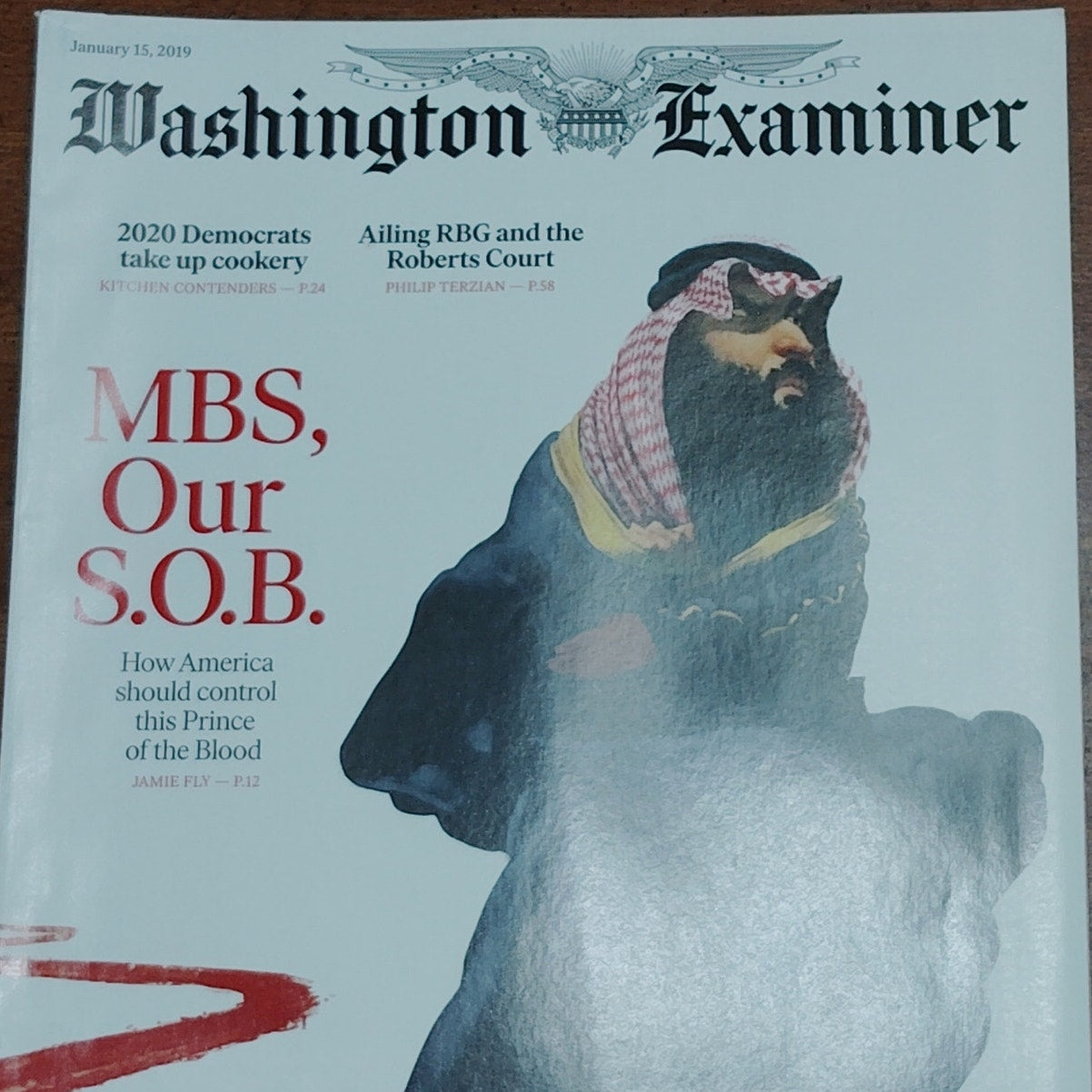 Washington Examiner - January 19, 2019 - MBS, Our SOB - Collectible Magazine