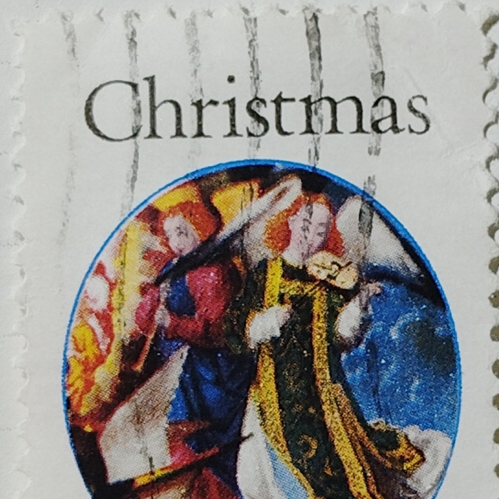 1972 US Postage Stamp Scott #1471 8c Christmas Master St Lucy Legend Used