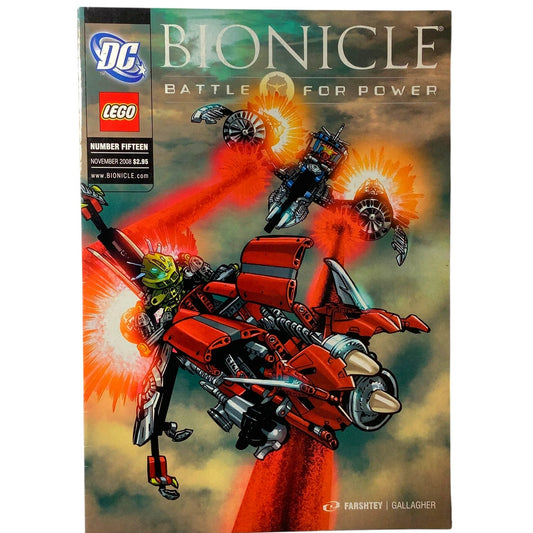 Bionicle Battle for Power #15, Lego, November 2008 DC Comics, NM 9.4