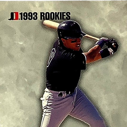 1993 Rookies, Vinny Castilla, Colorado Rockies, MLB, Jimmy Dean, Card 2, EX/NM