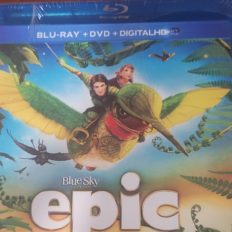 Epic Blu-ray + DVD+Digital HD Combo Pack 2013 Animated Family Adventure Fantasy