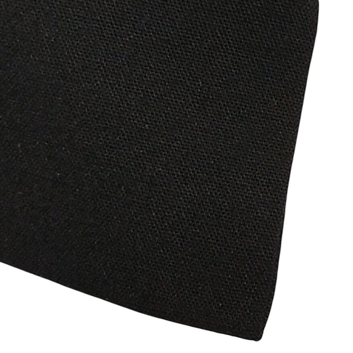 Vintage 2-1/2" wide AAFES black tie (55% Dacron / 45% Wool, Cert #8-2306B)