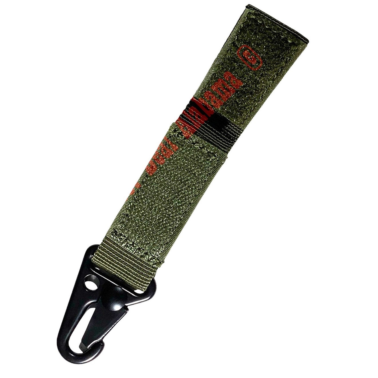 Condor Blood Type Keychain, AB POS (AB POSITIVE), Olive Drab Green, Snaphook