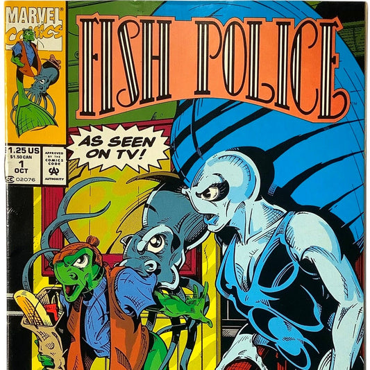Marvel's Fish Police #1, October 1992, Hairballs Begins!, NM 9.4