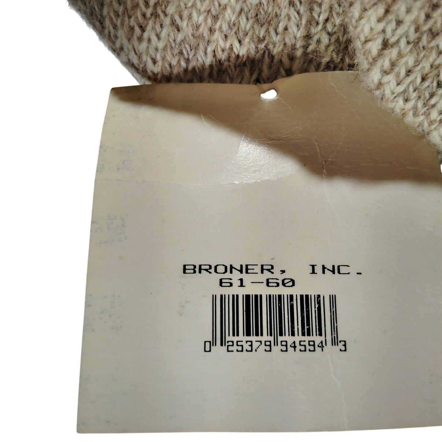 Vintage Broner Newsboy Cap, Tweed Taupe, Faux Suede Bill, OS (Est. 7.5 to 7.75)