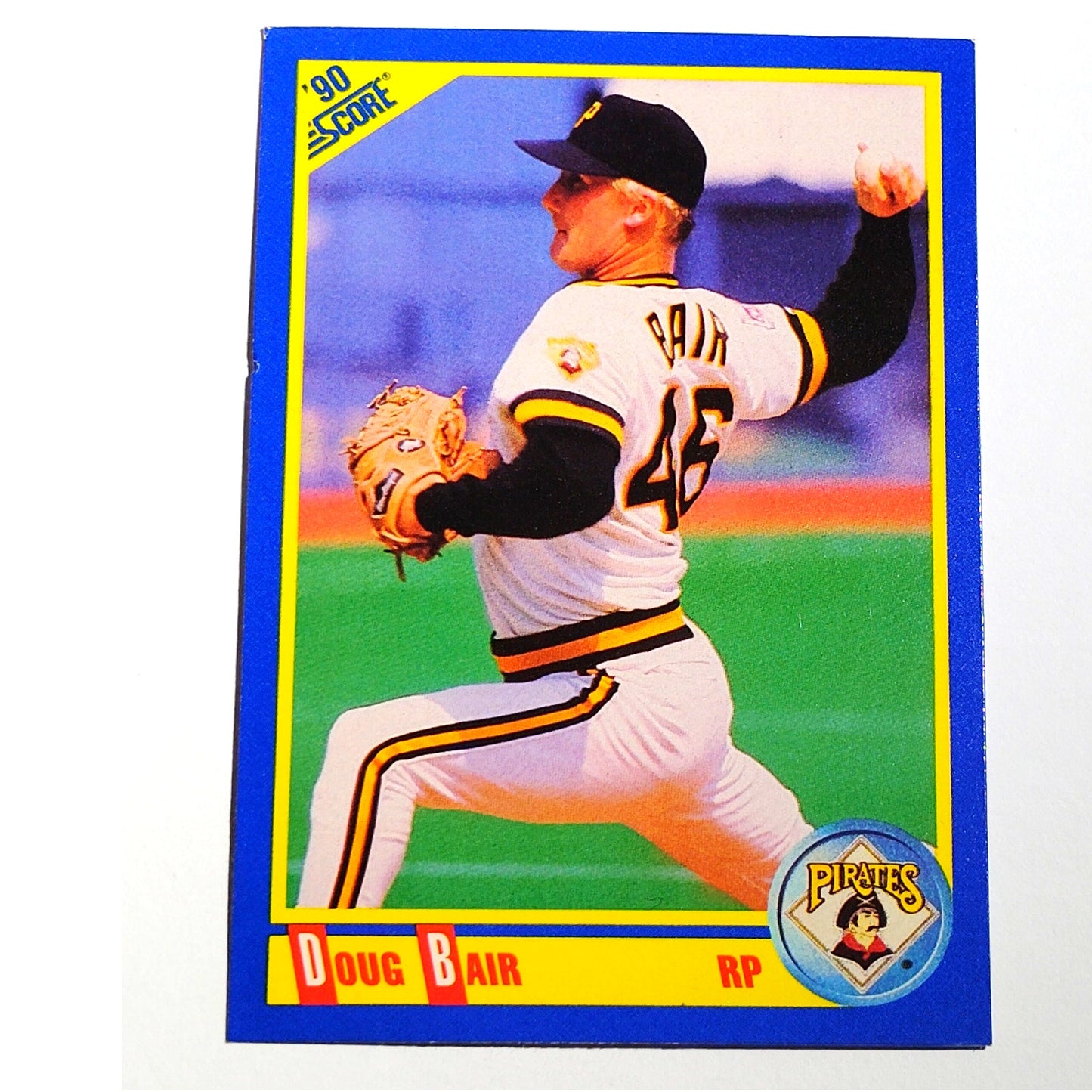 1990 Score Doug Bair #517 Pittsburgh Pirates Relief Pitcher MLB Baseball EX