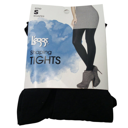 L'eggs Shaping Tights Black Size Small, 70 Denier, Opaque Hosiery New in Box