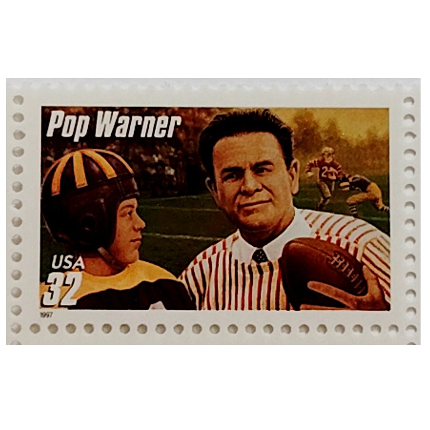 Block of 4 – 1996 USA 32¢ Legendary Football Coaches MNH Scott 3143–3146