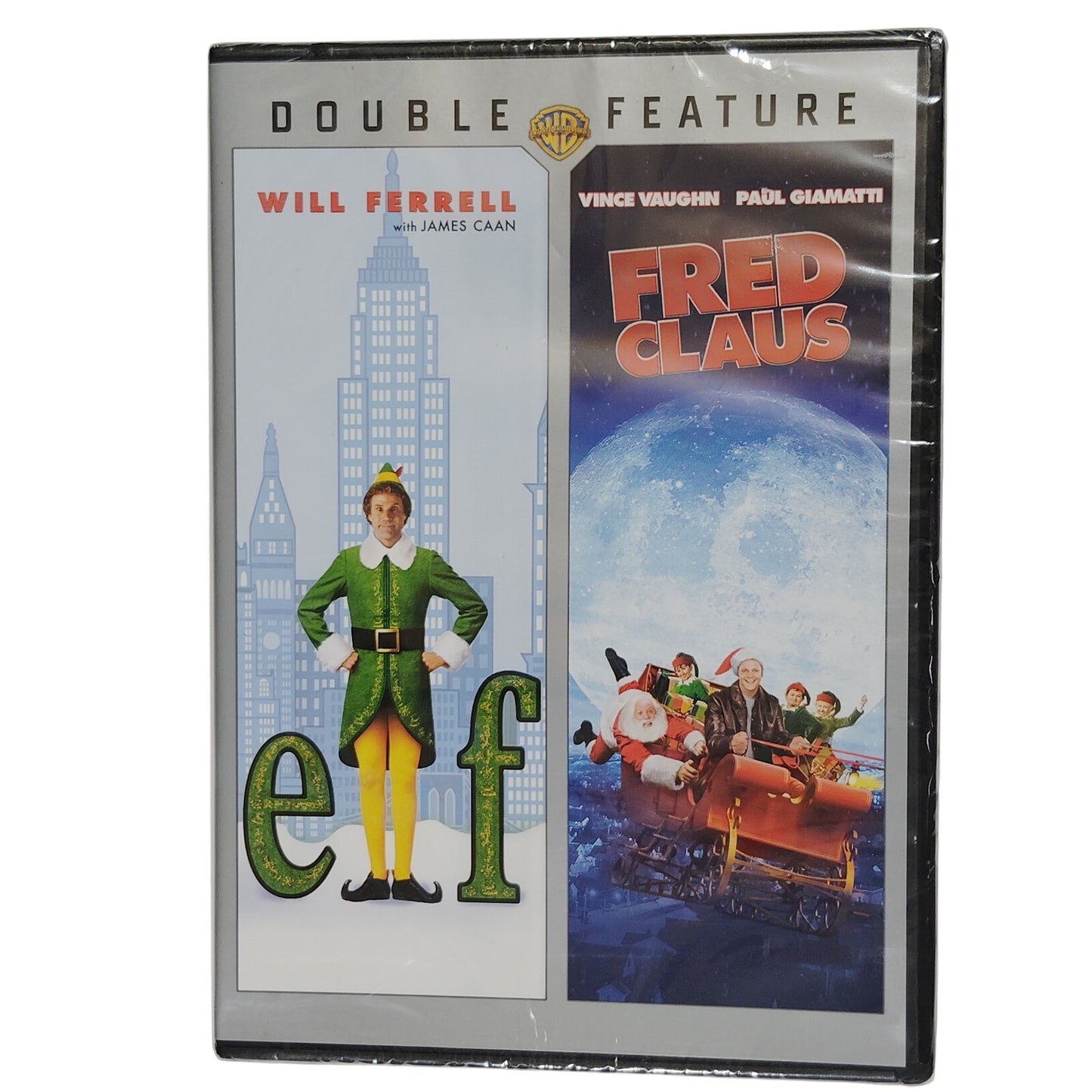 Elf / Fred Claus (DVD, 2008) – Warner Bros. Holiday Comedy Double Feature