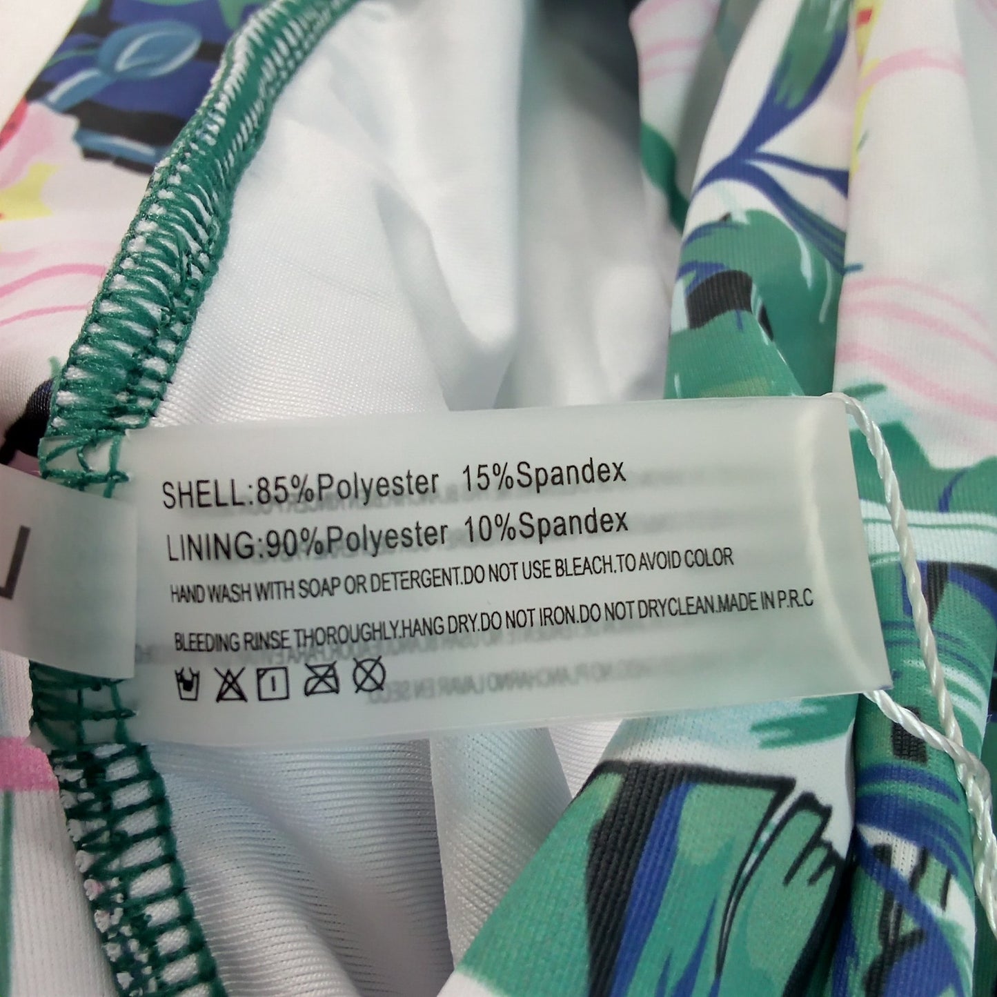 Avanova Floral High Waisted Bikini Bottoms Women’s Large Tropical Print