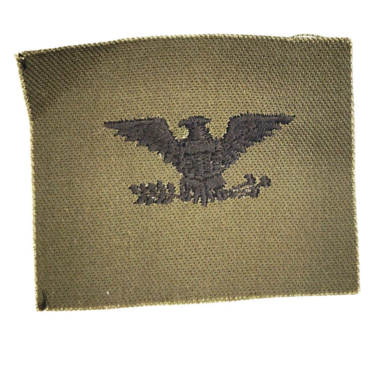US Military Colonel Navy Captain O‑6 Left‑Facing Patch Subdued ODG 2" × 2‑1/4"