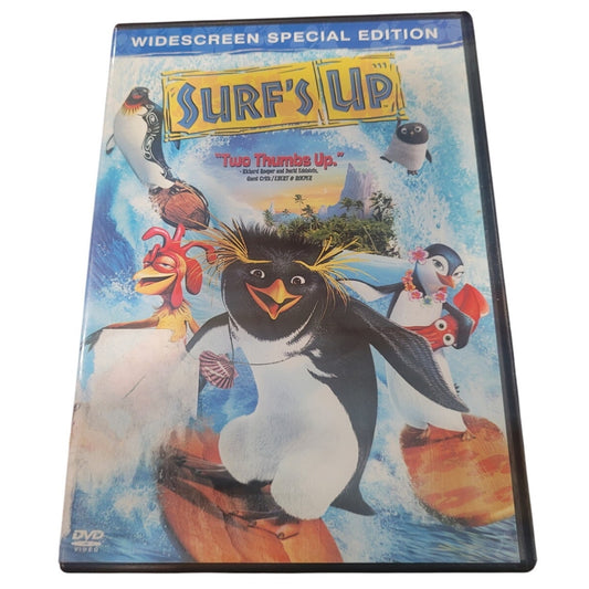 Surf’s Up DVD Widescreen Special Edition Animated Family Movie Penguins