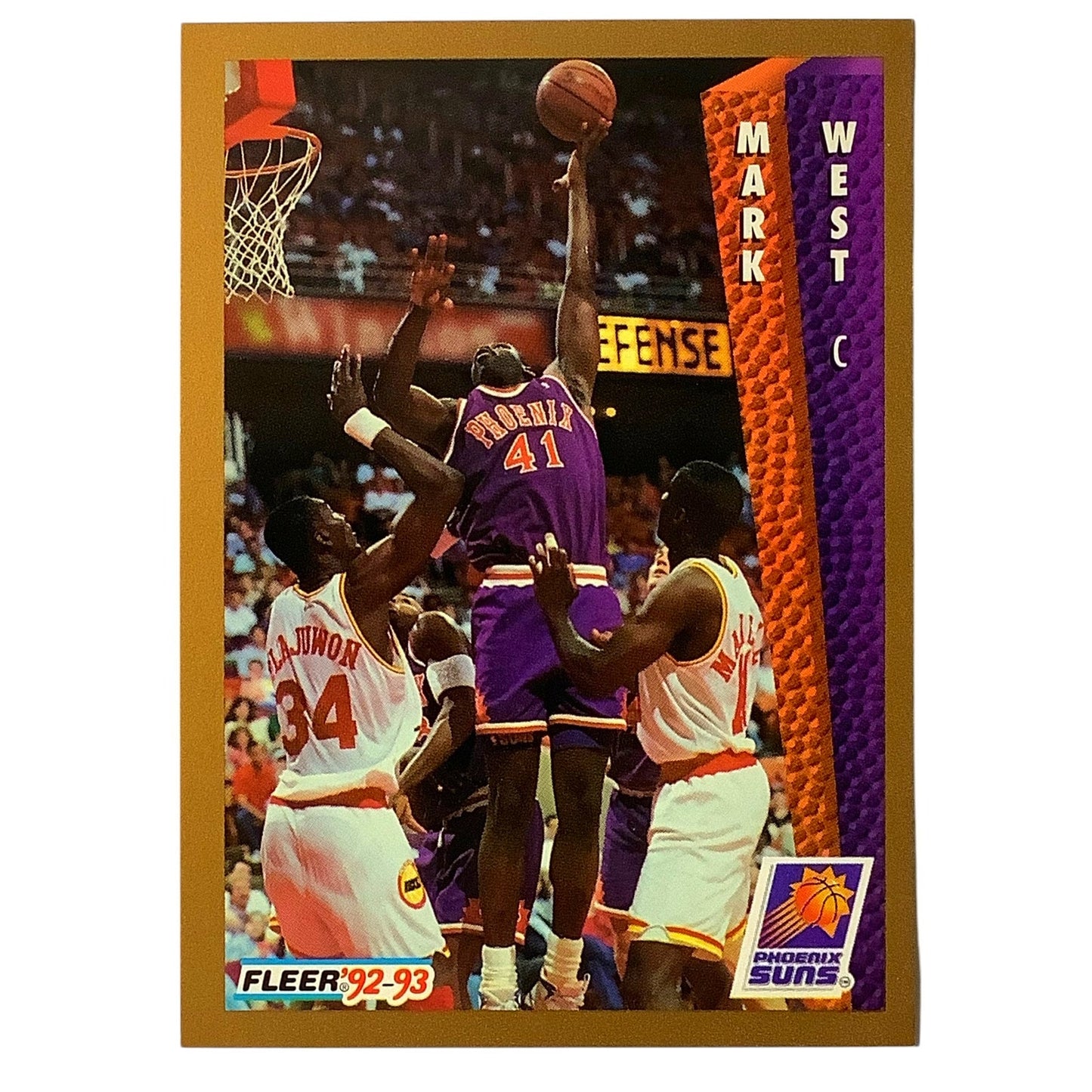 Mark West (C), Card #183, Phoenix Suns, 1992-93 Fleer NBA