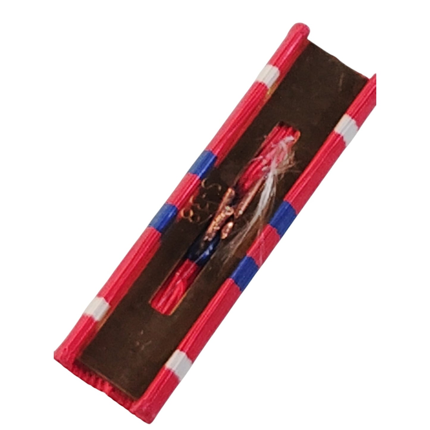 USAF NCO Prof. Military Education Graduate Ribbon w/ 3 Oak Leaf Clusters Device