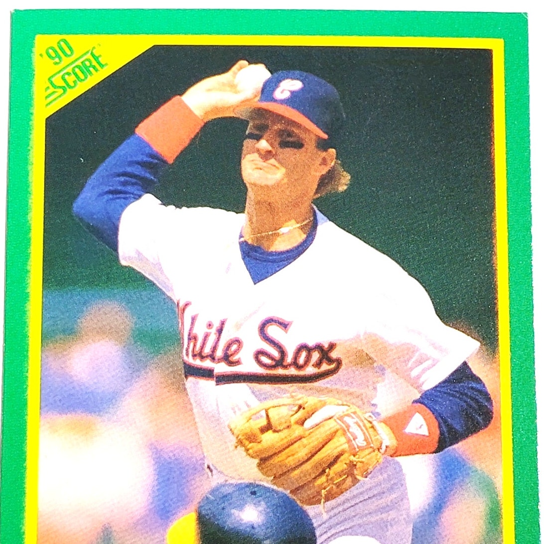 1990 Score Steve Lyons Card No. 88 Chicago White Sox OF VG/EX