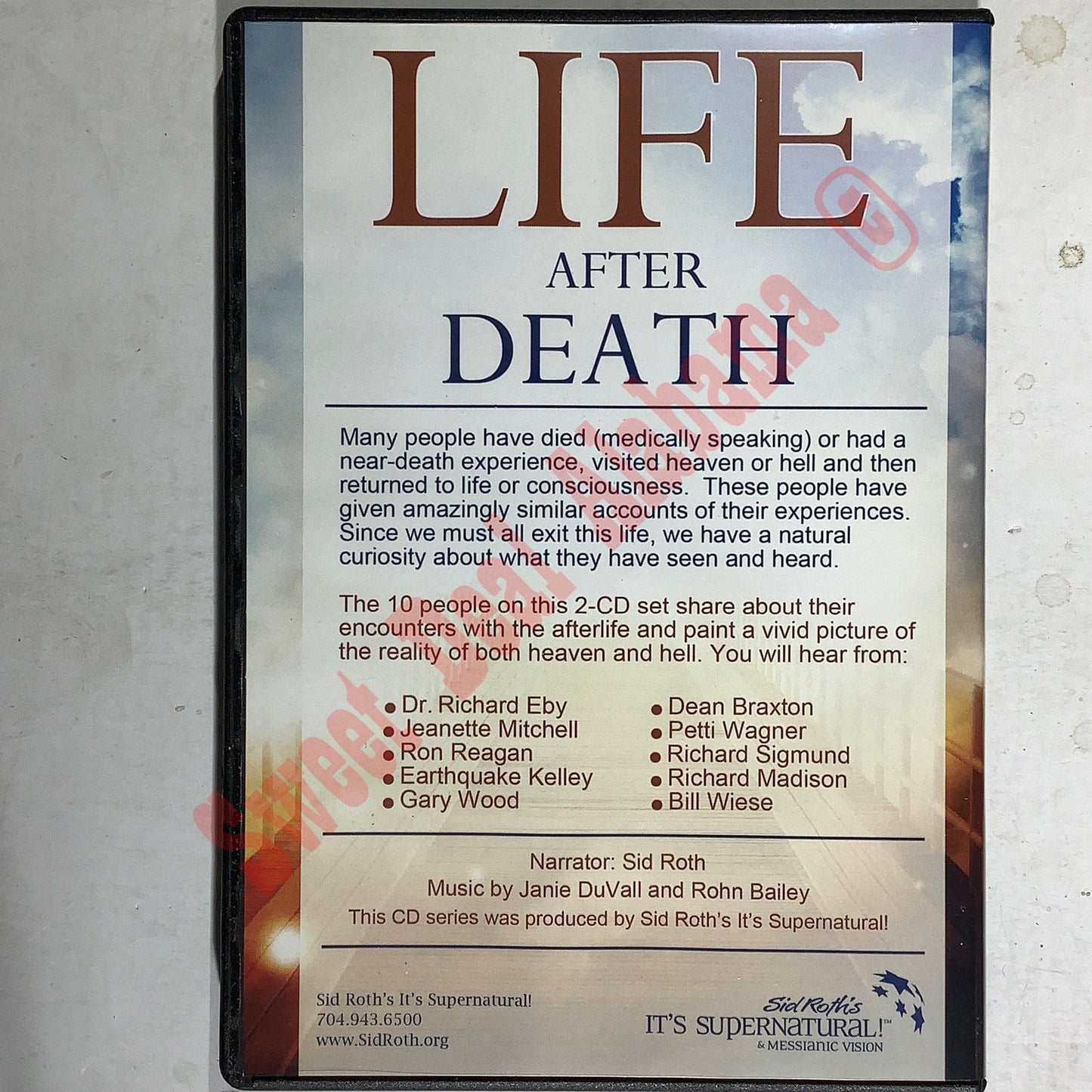 Life After Death 2-CD Set by Sid Roth, It's Supernatural Series