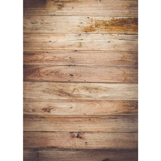 5 FT x 7 FT Wood Backdrop – Brown Long Plank Seamless Vintage/Rustic Background