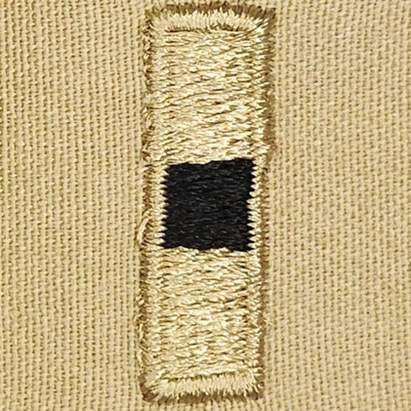 US Army Warrant Officer 1 WO1 Rank Patch DCU Desert Tan Sew‑On 4" × 3"